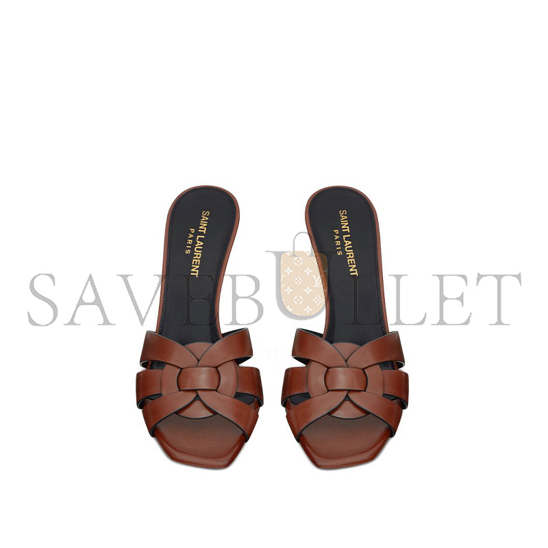 YSL TRIBUTE MULES IN SMOOTH LEATHER 650986DWE007660